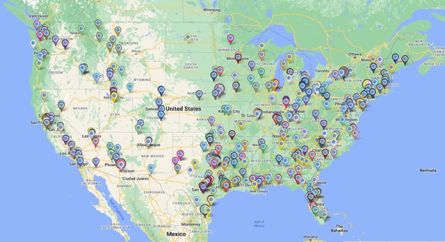 Locations - Advanced Structural Drying Technologies - Map