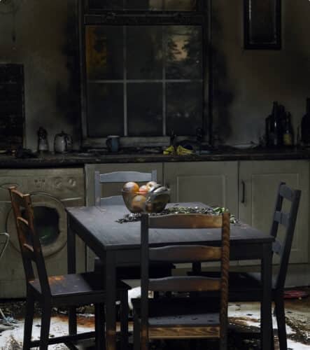 a dining room table